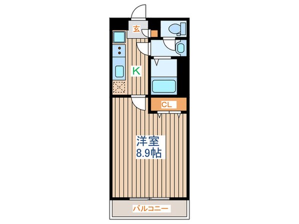 リブリ・Ｋ-1宮城野の物件間取画像